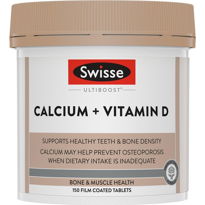 Swisse Ultiboost Calcium + Vitamin D (150 Tablets)