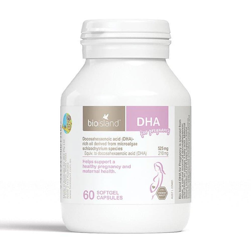 Bio Island DHA For Pregnancy (60 Capsules)