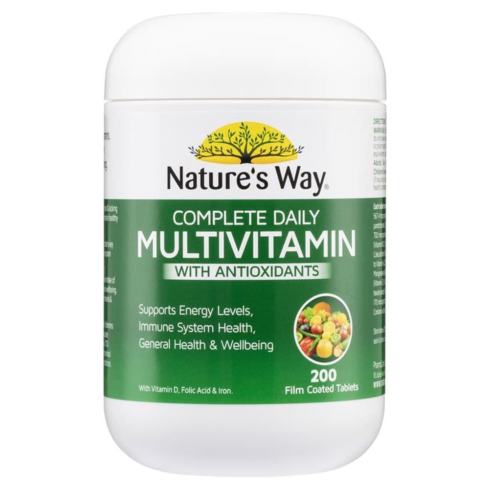 Nature's Way Complete Daily Multivitamin (200 Tablets)