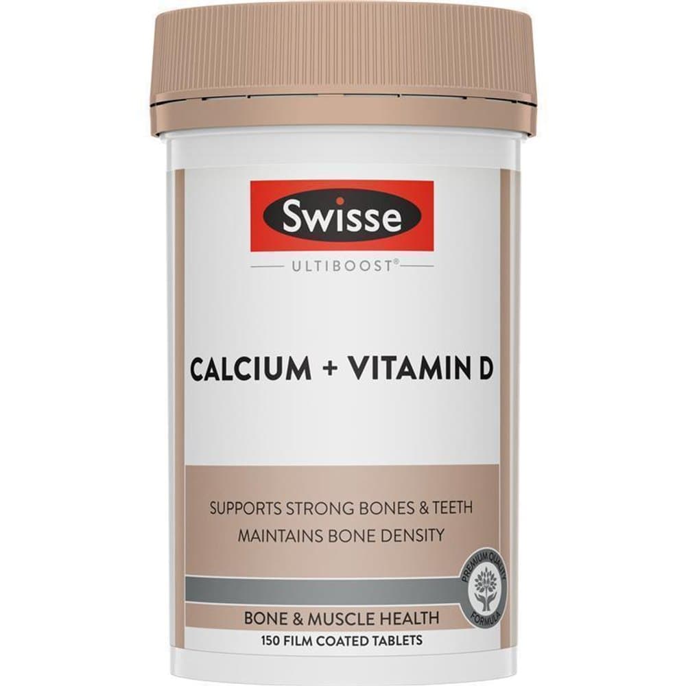 Swisse Ultiboost Calcium + Vitamin D (150 Tablets)